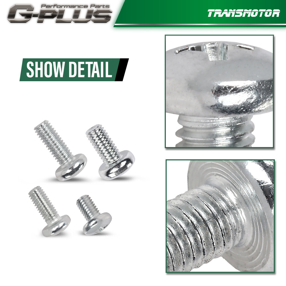 800 License Plate Screws (100 each/8 different) for Auto Dealers - Bulk quantity