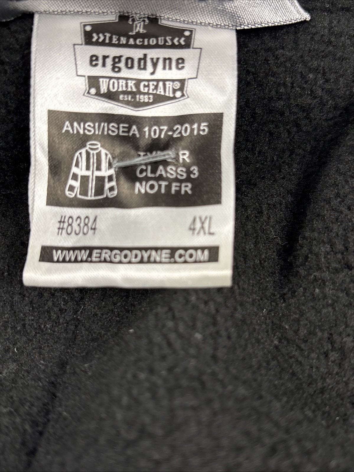 Ergodyne Work Gear Hi Viz Orange Winter 3/4 Length Jacket Size 4xL