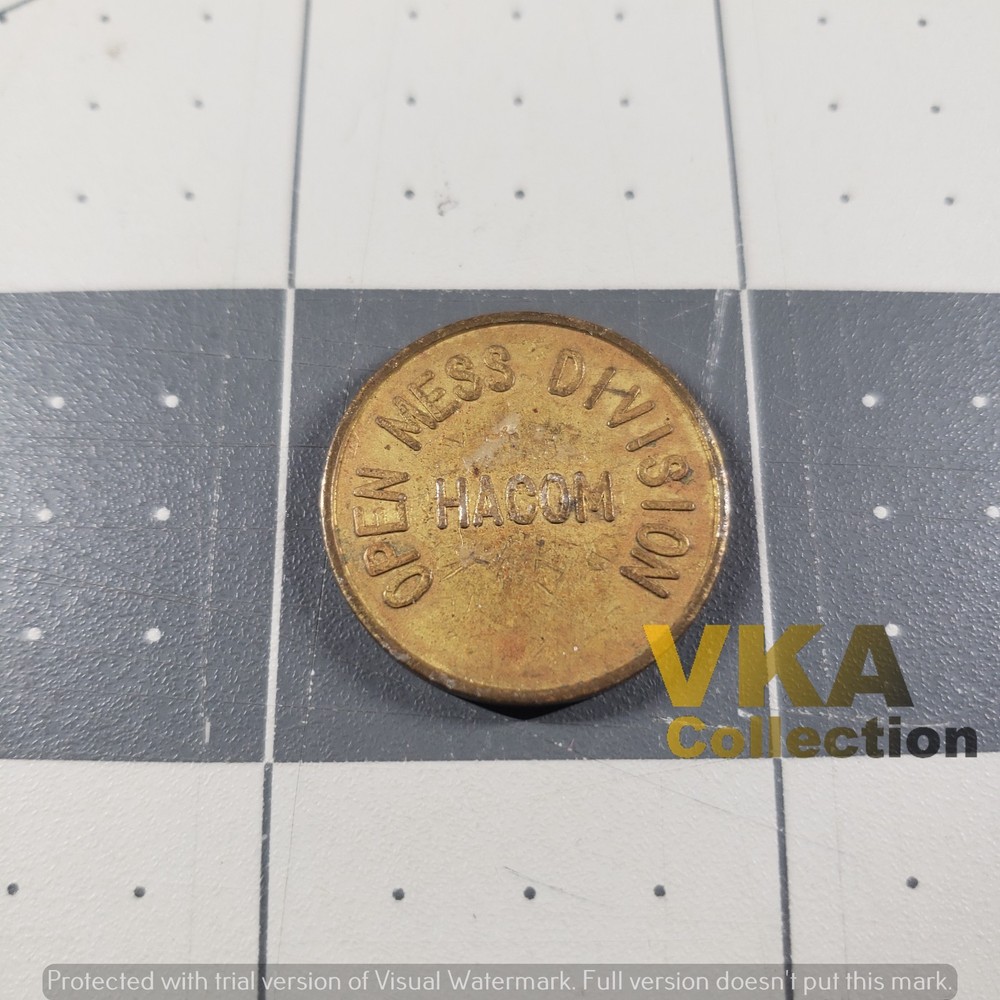 HACOM Open Mess Division Token MACV Vietnam
