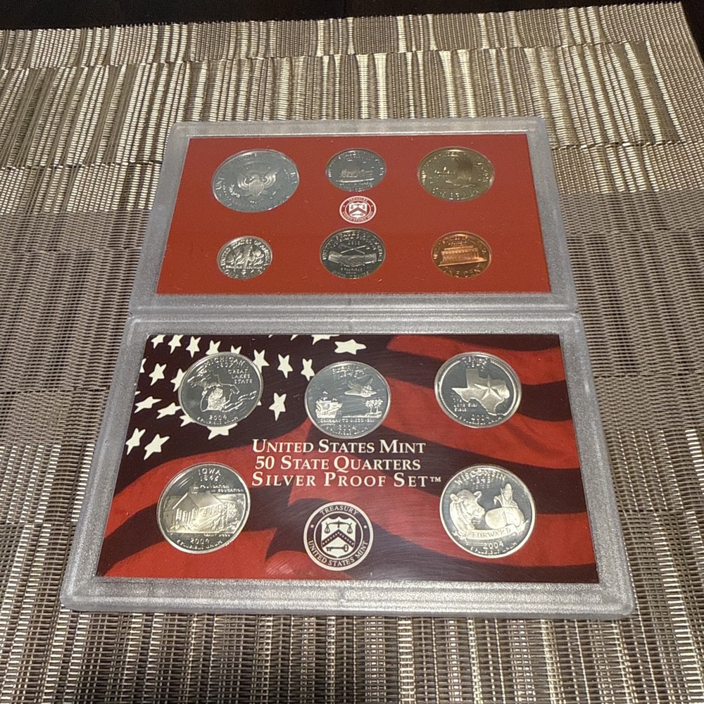 2004 United States Mint Silver Proof Set with COA