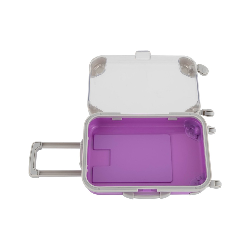 12 PCS Simulation Mini Trolley Cases Suitcase Set ABS Case Set W/4 Wheel