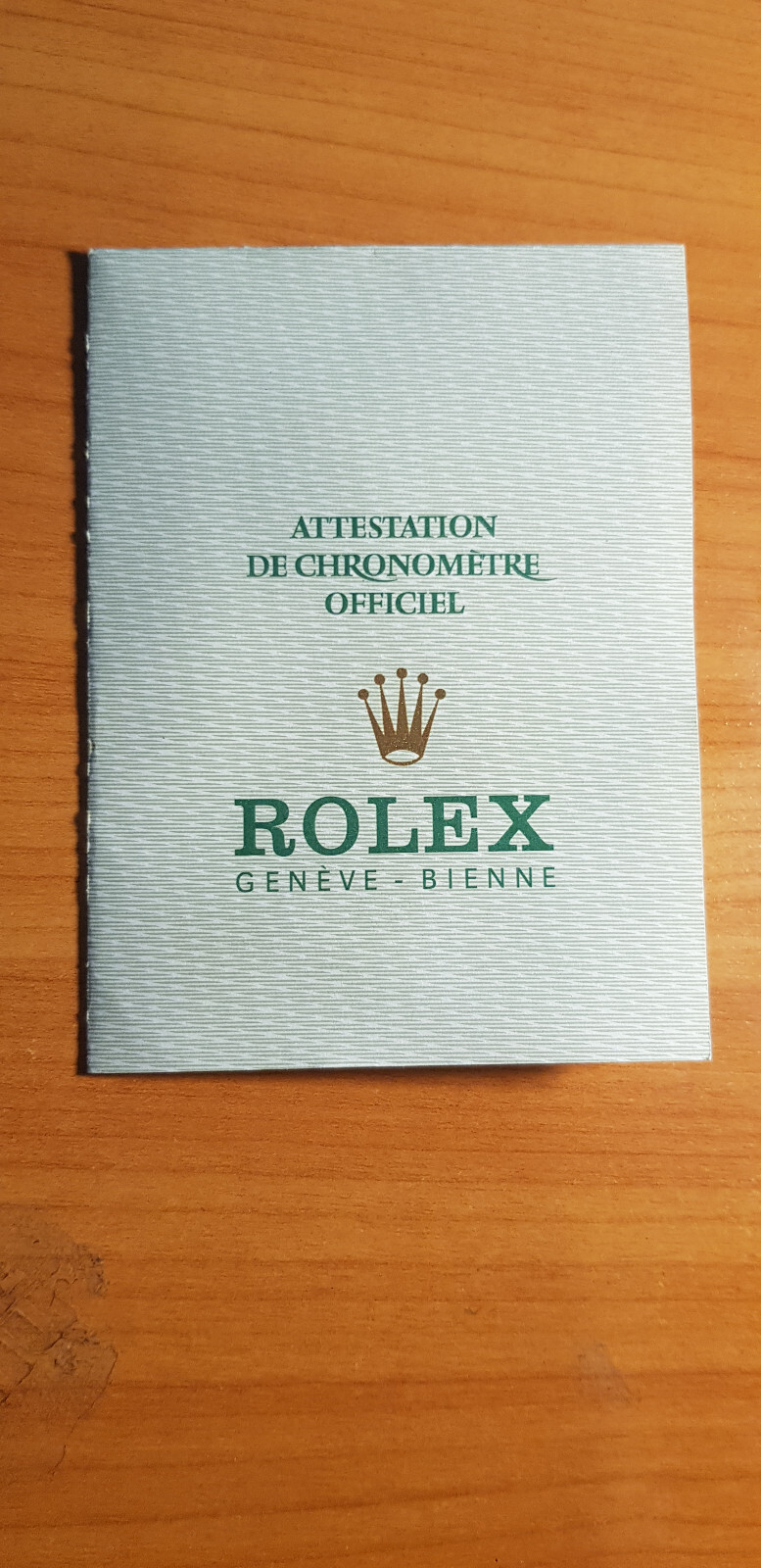 Rolex Oyster Chronometer certificate blanc vintage 1971 english no. 571.01.150