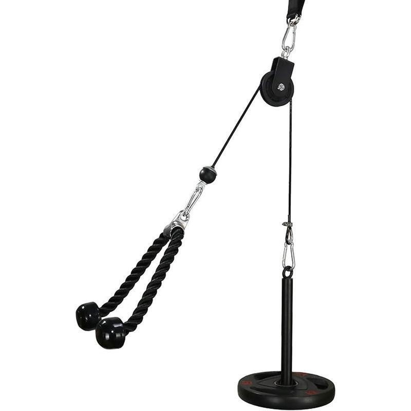 Pull Down and Lift Weight Pulley System Cable Machine Pulley Attachment Triceps