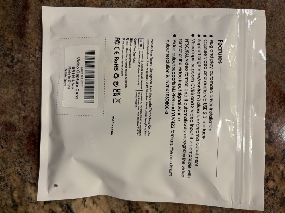 USB 2.0 Video Grabber