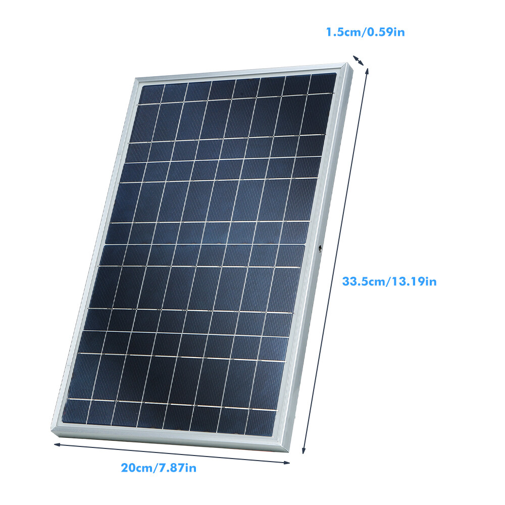 4PCS Solar Panel Kit 100A 12V Trickle Charger Battery Maintainer w/ Controller