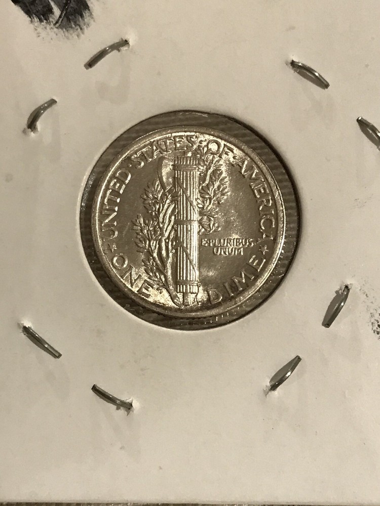 1916 Mercury Dime Silver BU (fb)