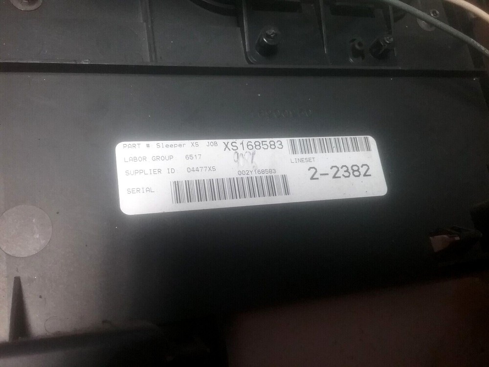 INTERNATIONAL SLEEPER CONTROL PANEL XS168583