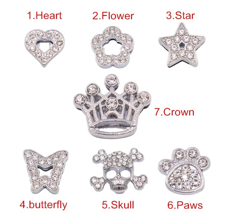 Personalized Dog Cat Collar DIY Name Letter Small Pet Puppy Bling Leather Collar