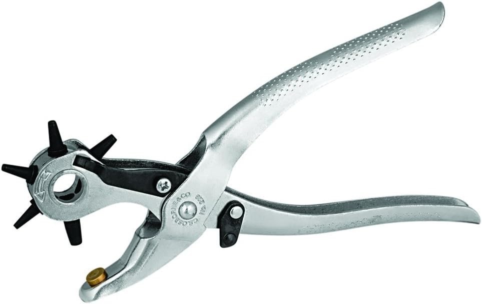 C.S. Osborne Revolving Leather Hole Punch 6 Sizes