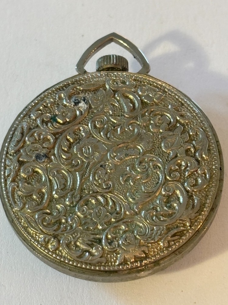 Ferex silver small pocket/pendant watch - Untested