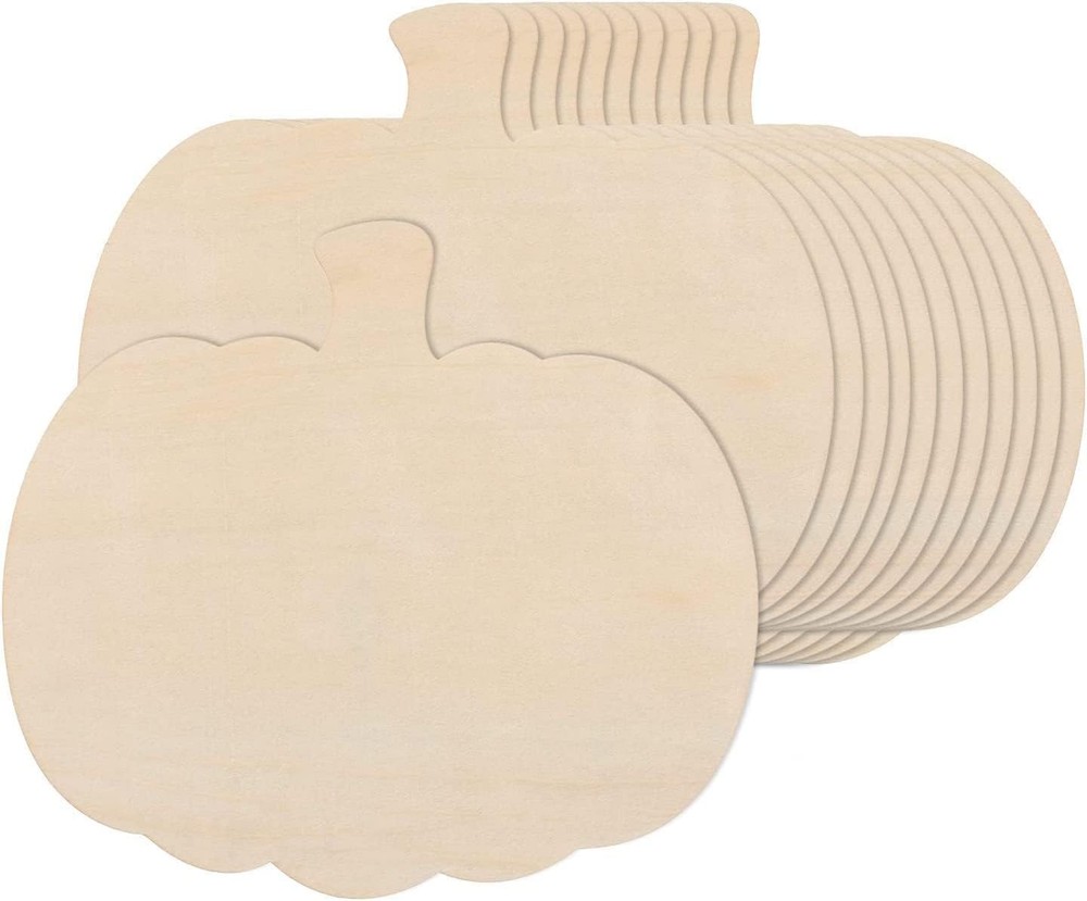 Blank Pumpkin Shape Cutouts for DIY Crafts