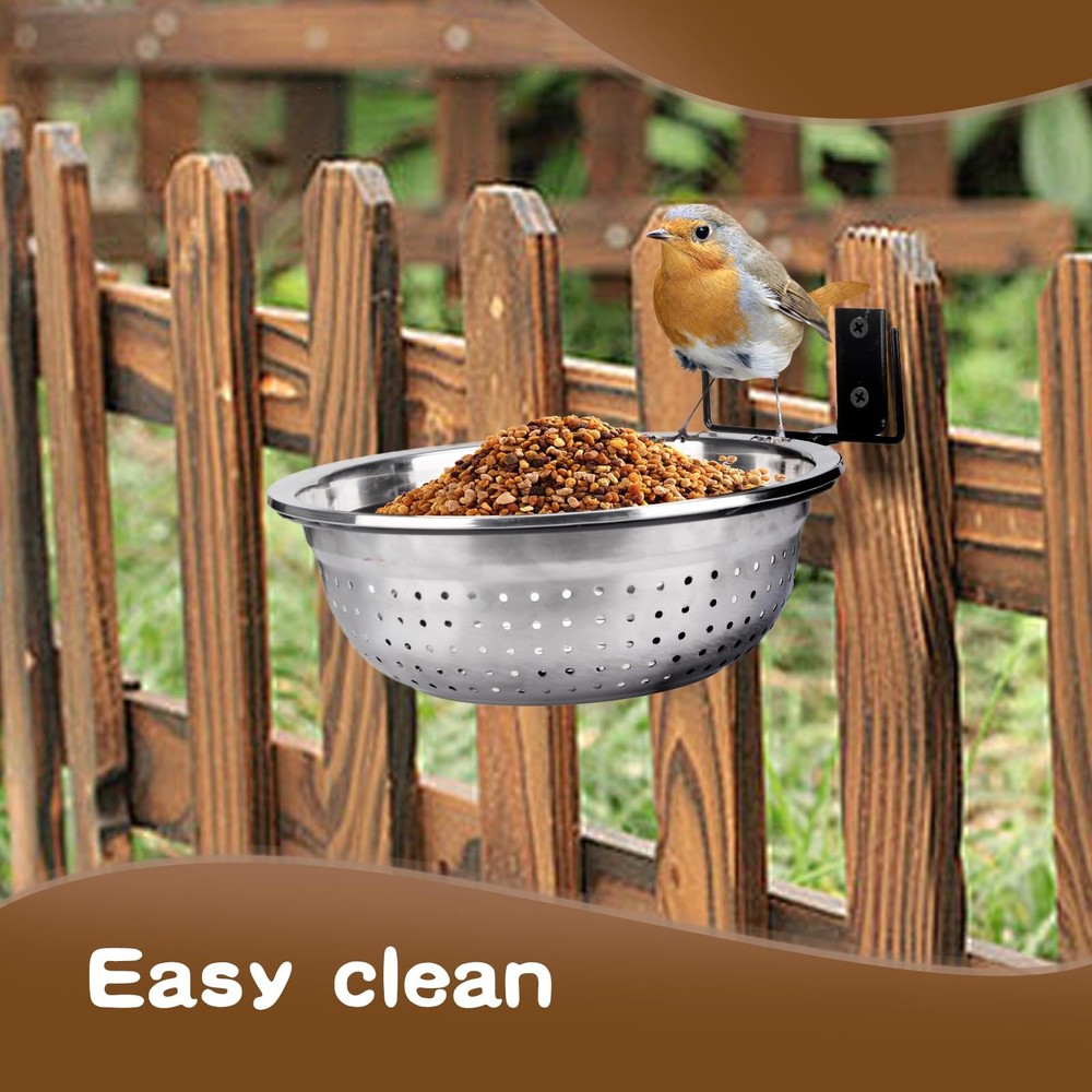 Removable Squirrel Feeders for Outside - Metal Squirrel Feeder for Feed Corn,...