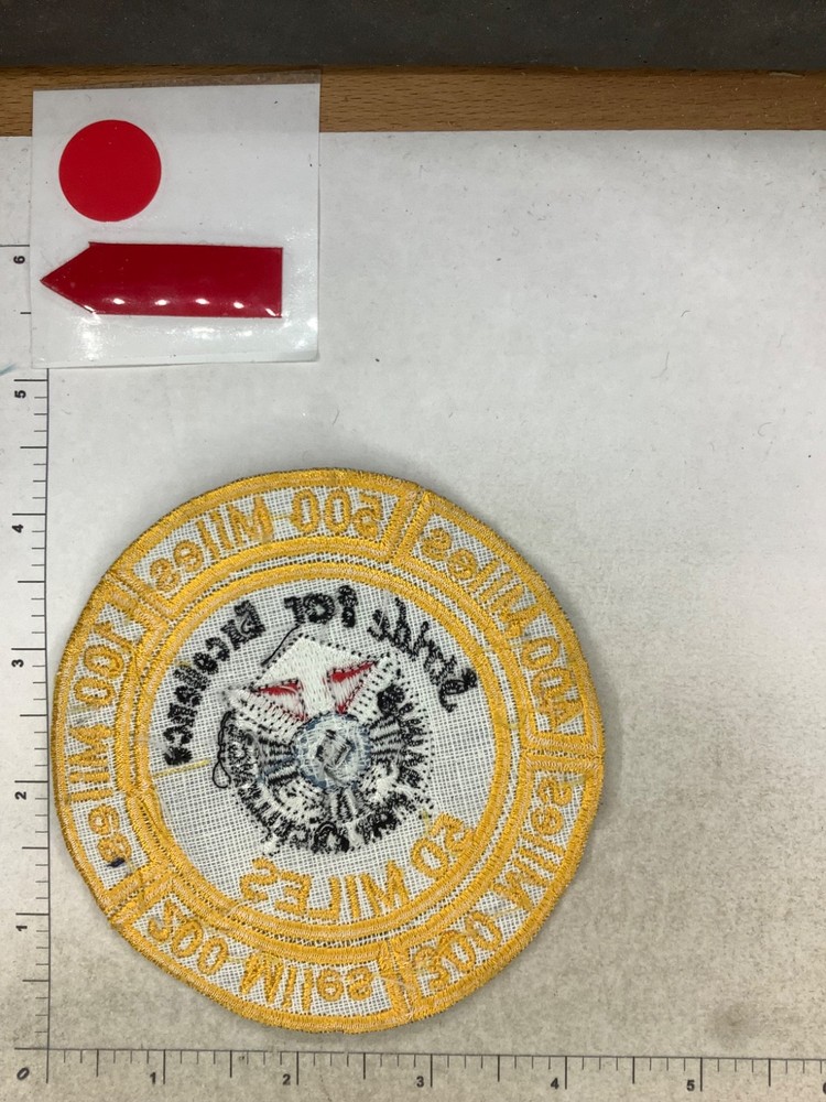 STRIVE FOR EXCELLENCE 50-500 MILES PATCH