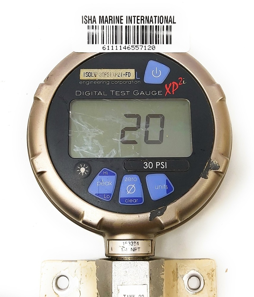 Crystal Engineering ISOLV 30PSIXP21-FD Digital Test Gauge XP2i
