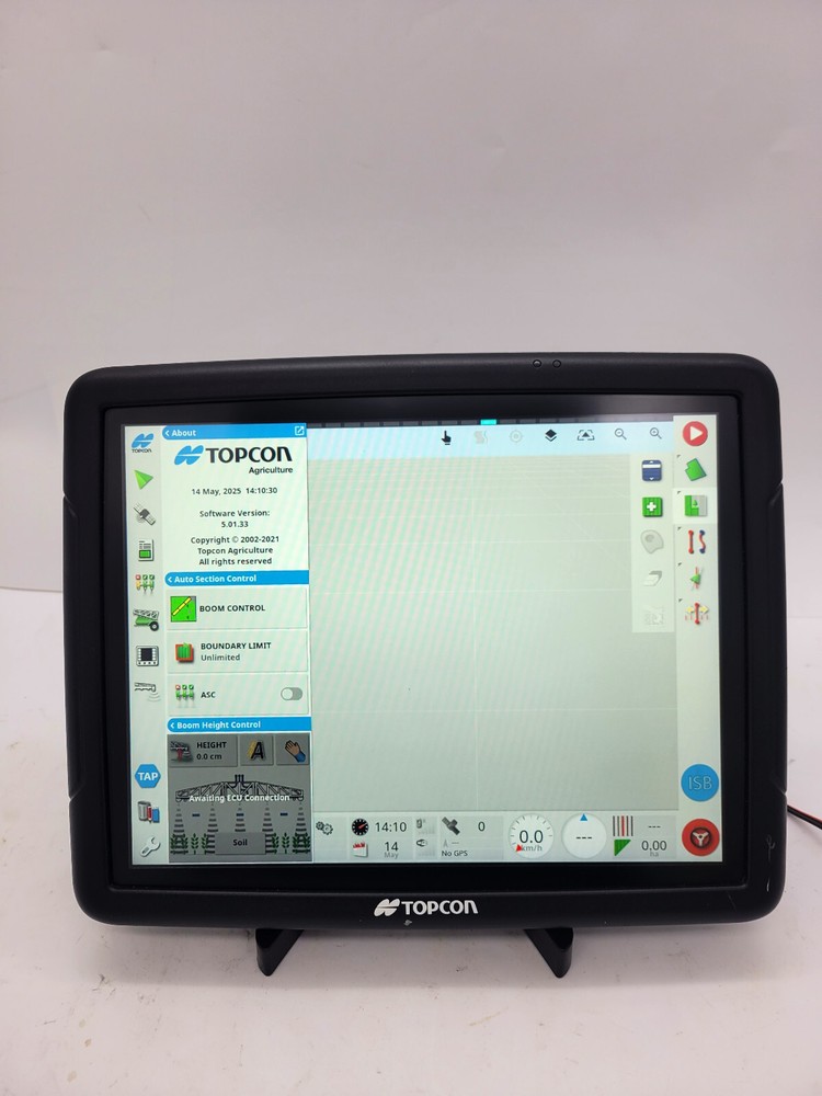 Topcon x35 Display Consol 1007187-01 Auto Steer Auto Section Control