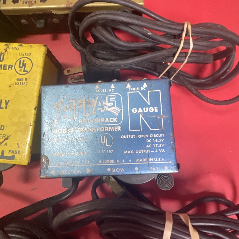 Lot 7 Train Transformers Power Controller As Pictured UNTested Mixed Brands