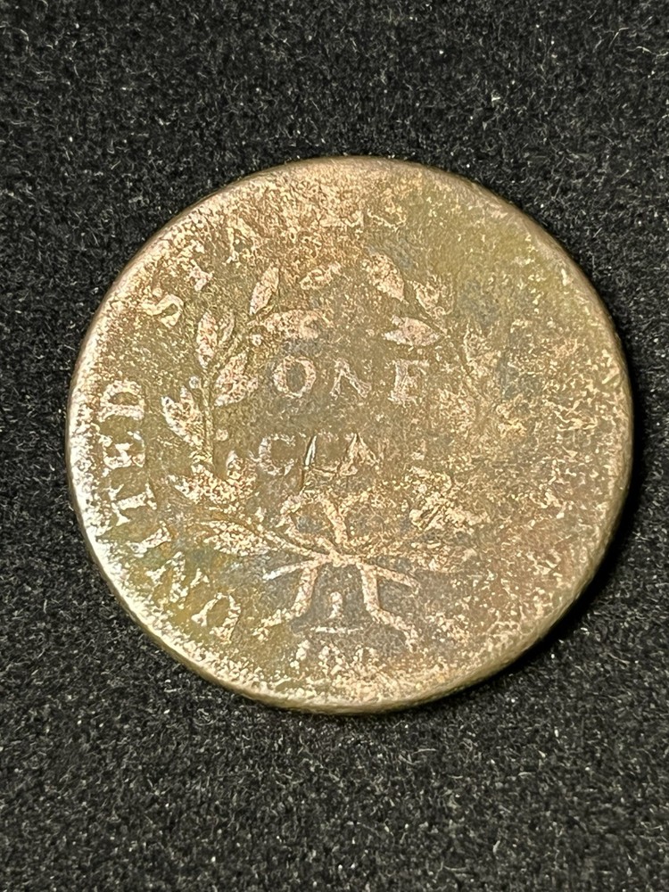 1800 Draped Large Cent