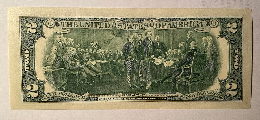 Uncirculated REAL authentic U.S. new consecutive 5 crisp 2017A $2 dollar notes