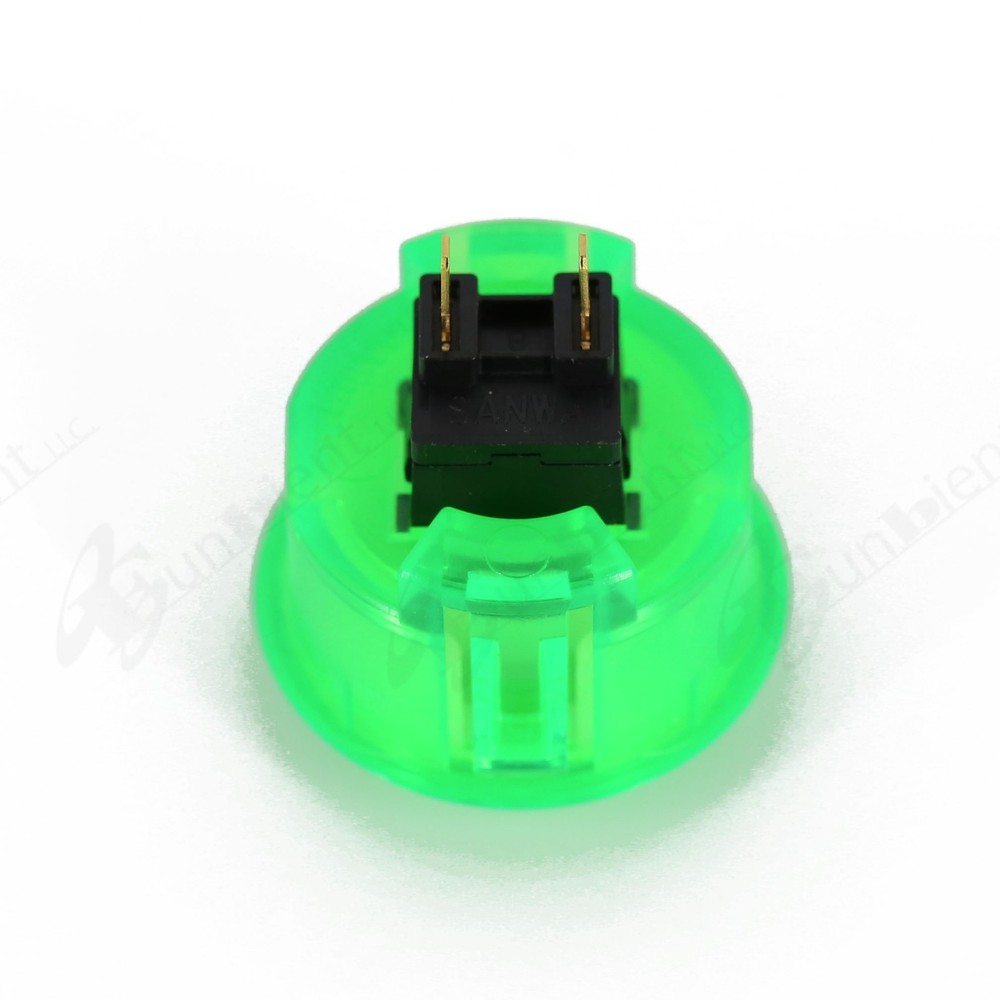 Sanwa Original OBSC-30 Green Translucent Push Button JAMMA guitar killswitch