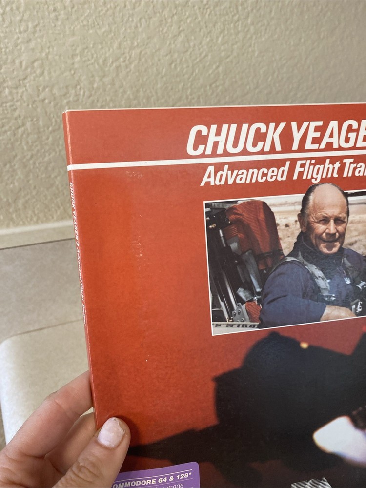 Commodore64 Chuck Yeagers Advanced Flight Trainer Commodore 64