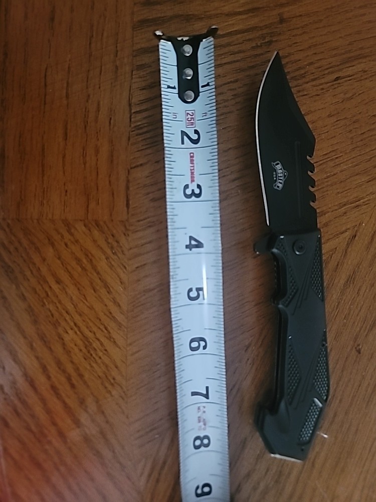 Master Usa Spring Assisted Knife 8 Inch Open