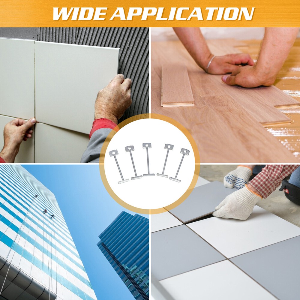 100 pcs Replacement Steel Needles Flooring Wall ReusableTile Leveling System
