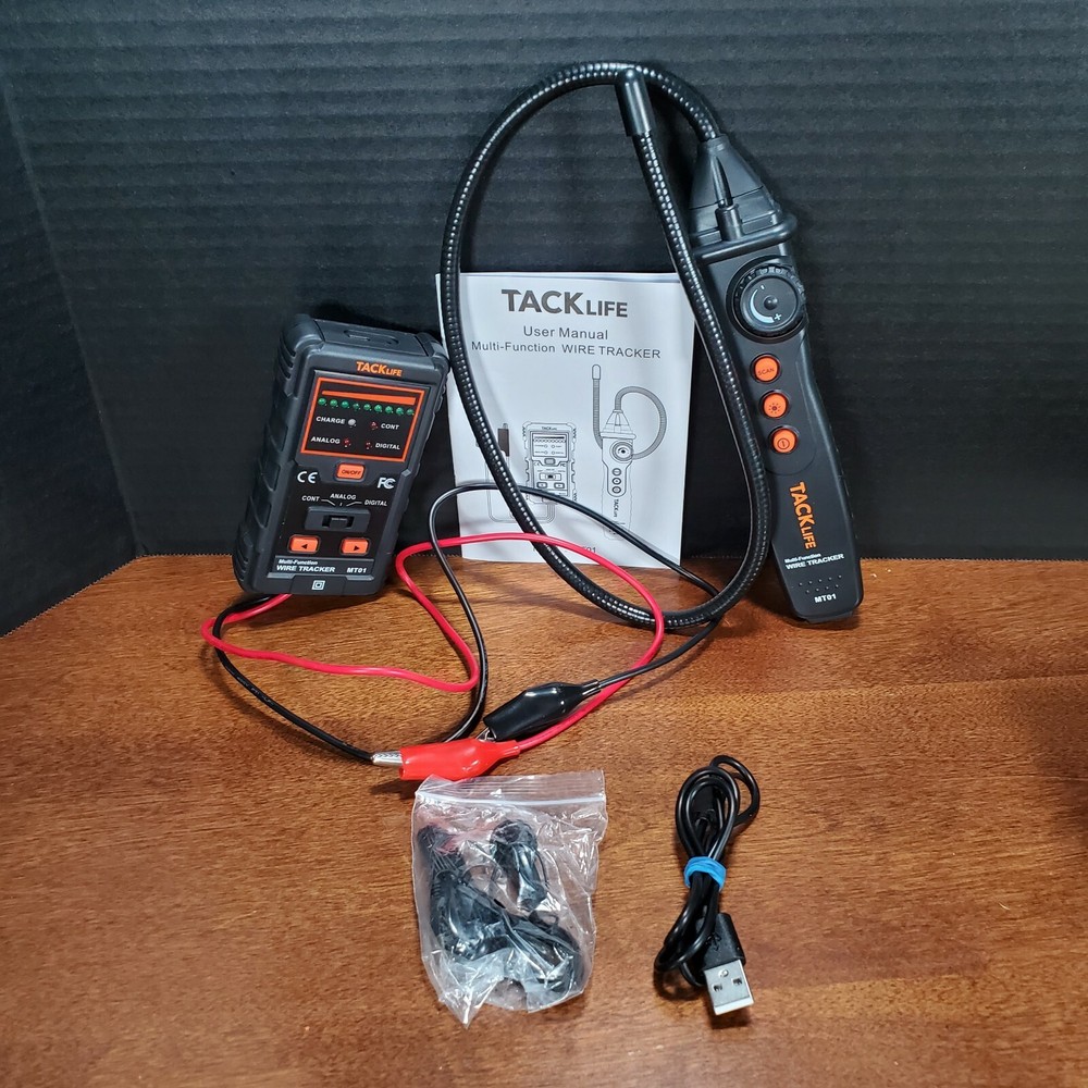 Tack Life Underground Multi-Function Wire Tracker Tester MT01 with Earphones