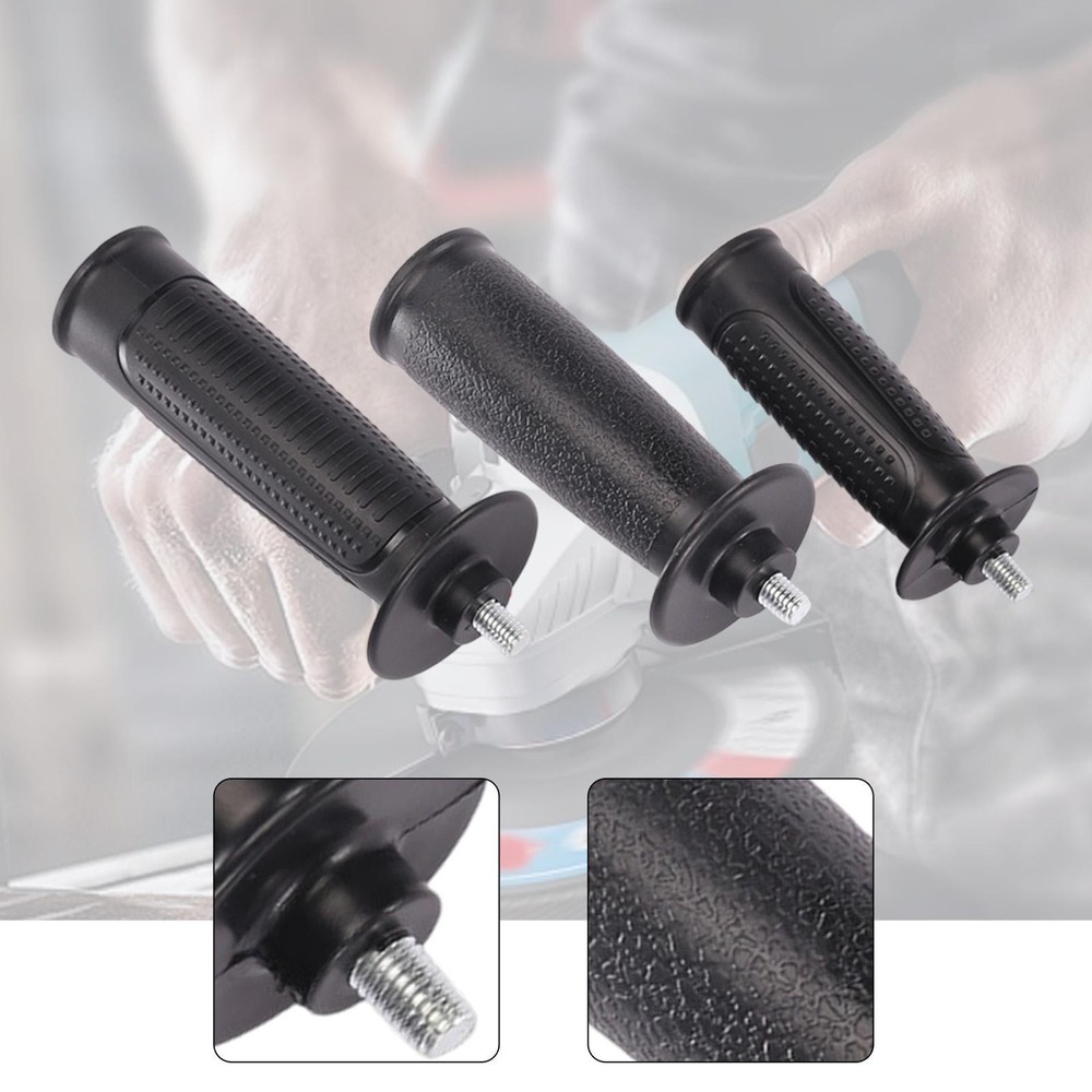Angle Grinder Handle Easy Installation Non Slip Power Tool Accessory Black