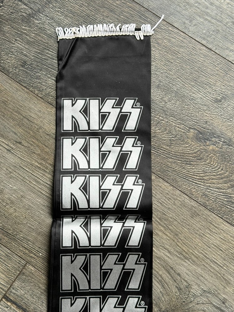 KISS Scarf Banner Unmasked Tour 1980 1981 Vintage Kiss Aucoin Memorabilia