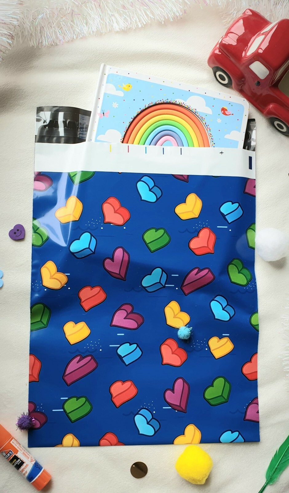 10x13 Poly Mailers Designer Self Adhesive Shipping Envelope Bags Choose design