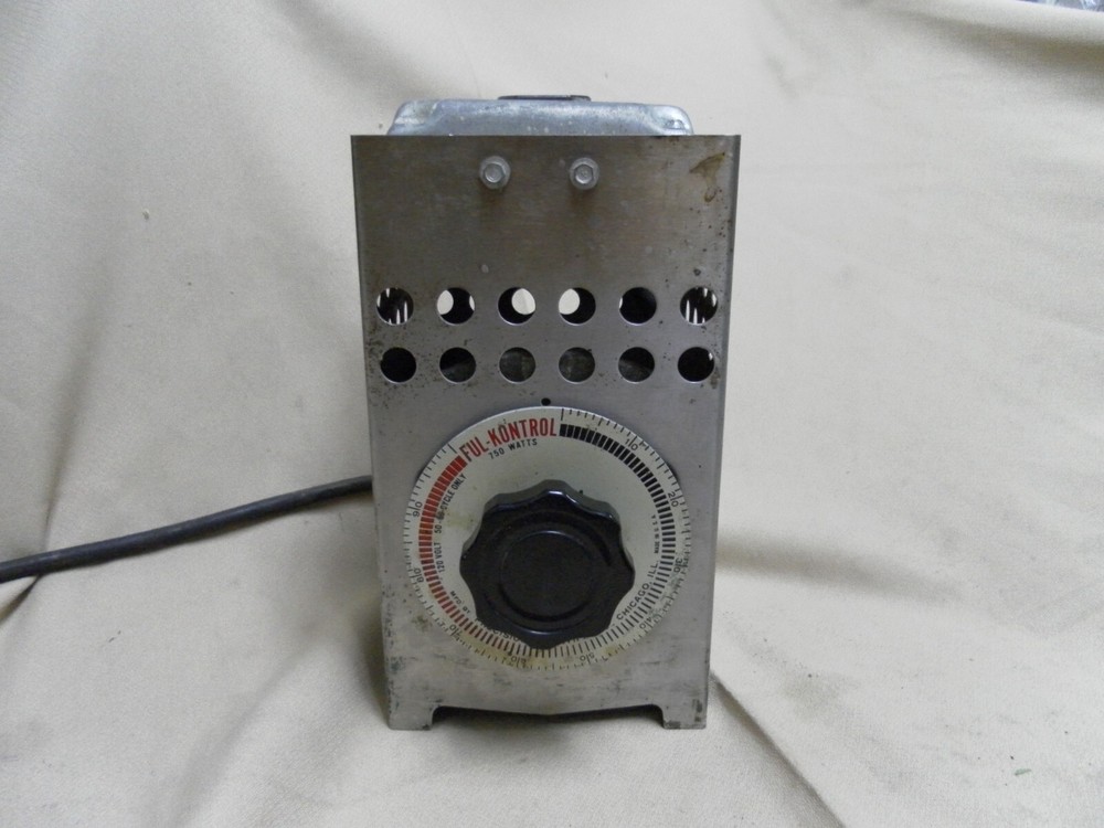 Bench Power Supply VARIAC test radios 7.5A OHMITE VT8X variable AC tranformer