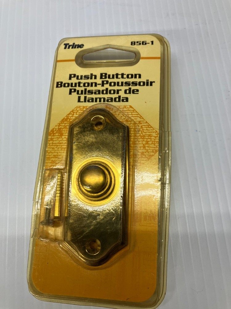 Brass DoorBell - Solid Brass Trine