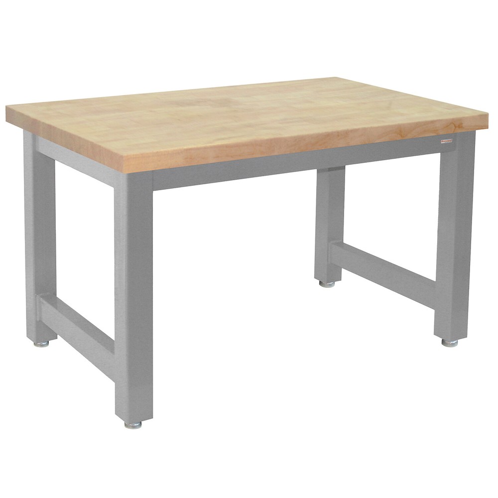BenchPro H Solid Maple 24"D x 72"W Production Table Industrial Workbenches