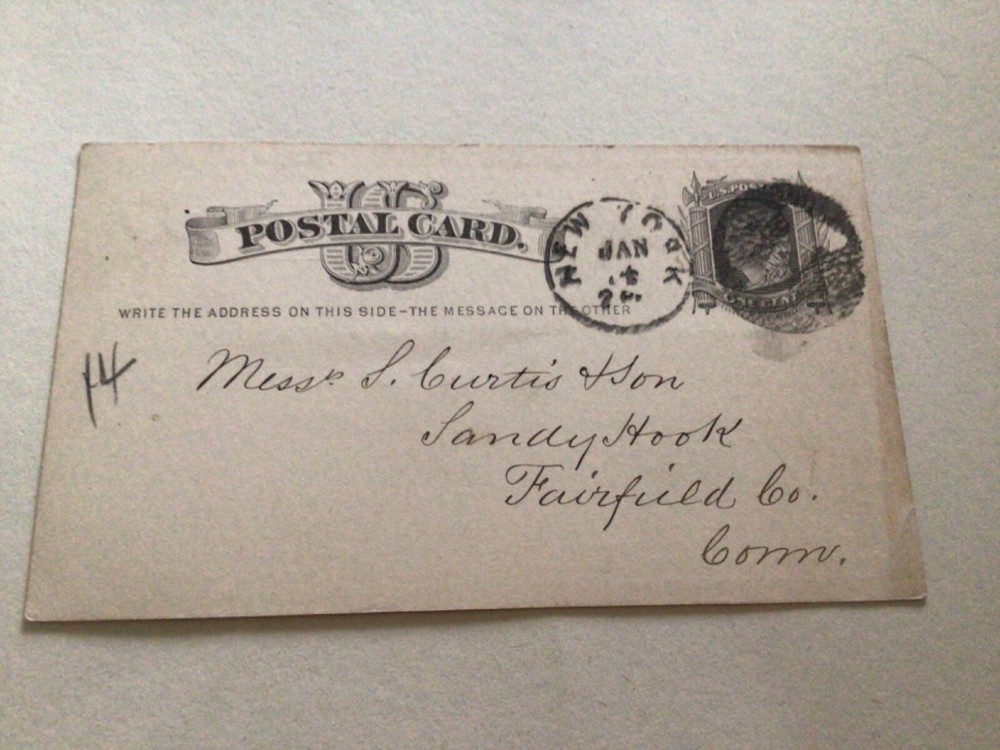 U. S. Science Record Subscription 1880 postcard A14561