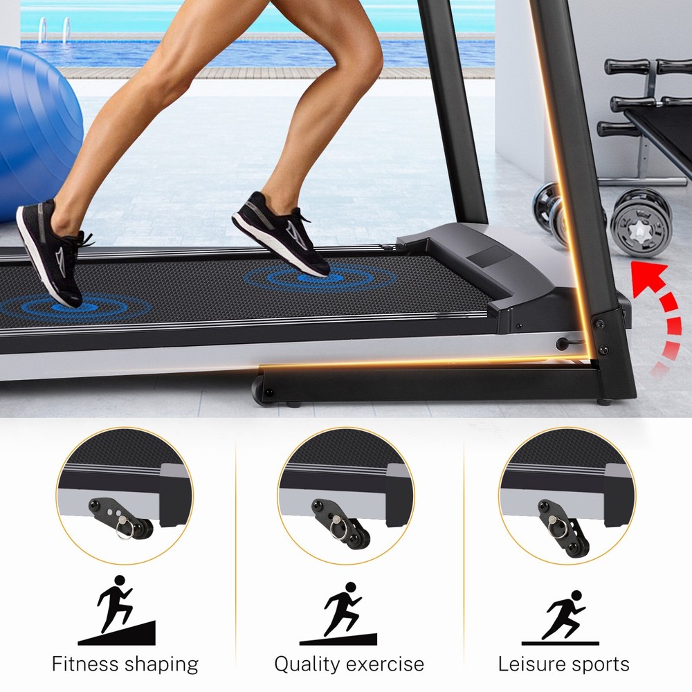 Heavy Duty Treadmill Folding Treadmill Running Jogging Excercise for Excercise🔋