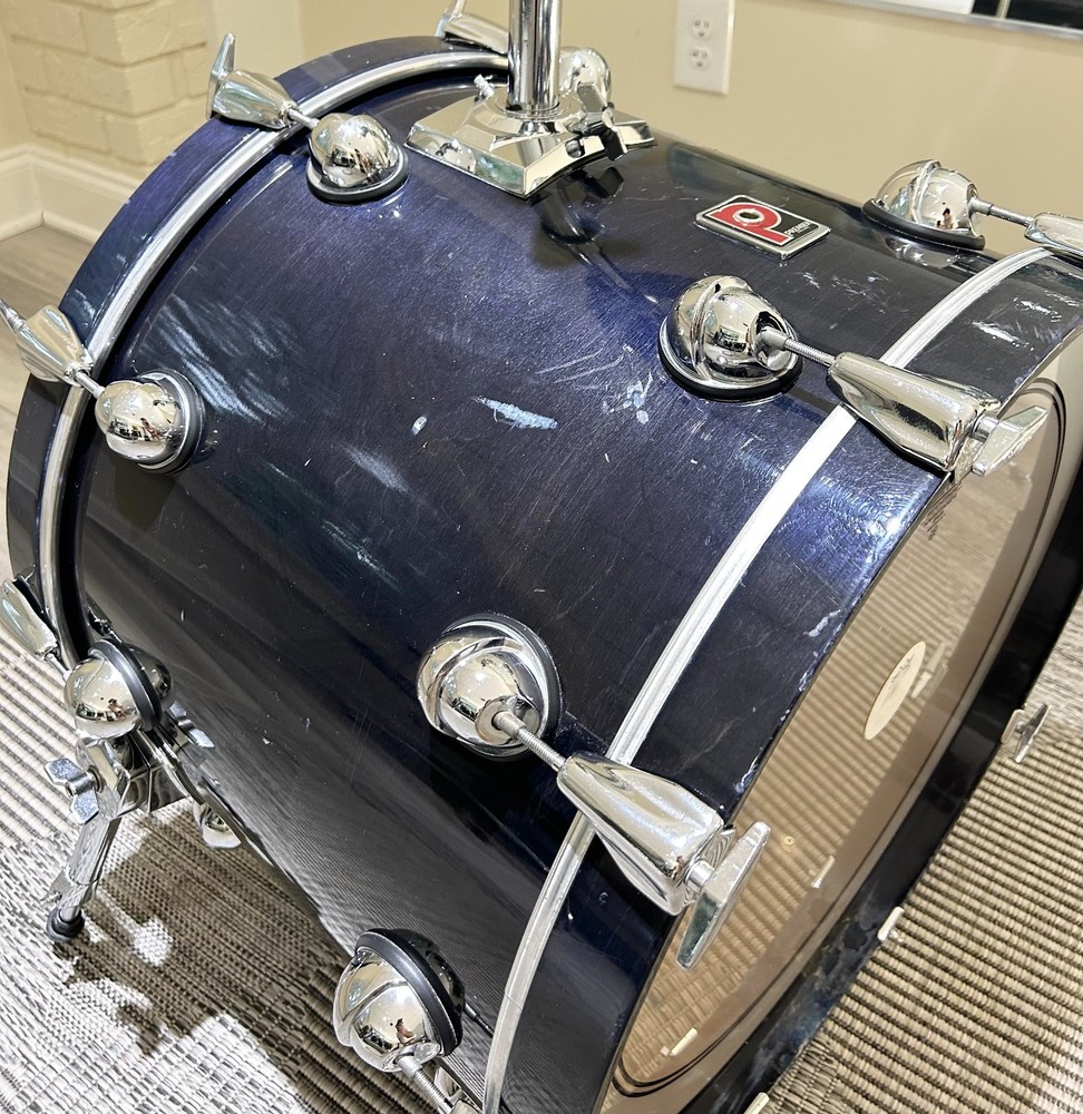 Vintage 90s Premier Genista drum set - 5-pc shell pack