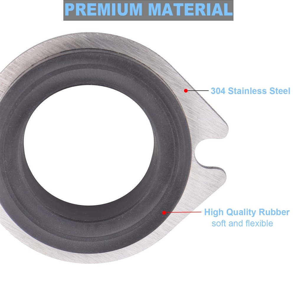 2 Pack Flex Coupler 75499 Garbage Disposal Replacement 0.5 inches, 2 PACK