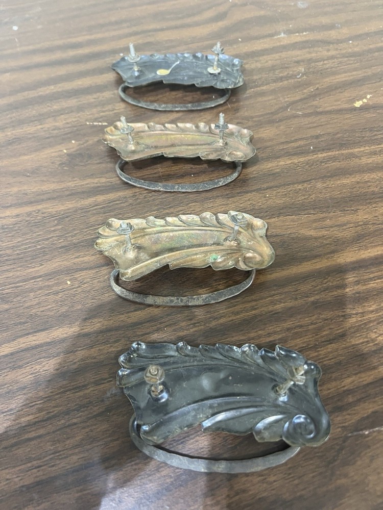 antique brass drawer pulls