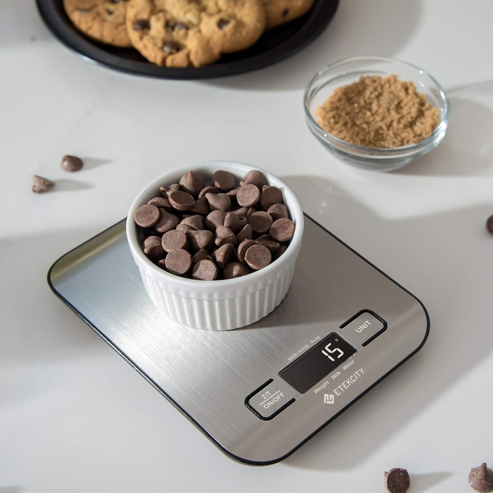 Food Scale, 11lb Kitchen Scale LCD Display, 5 Units Tare Function