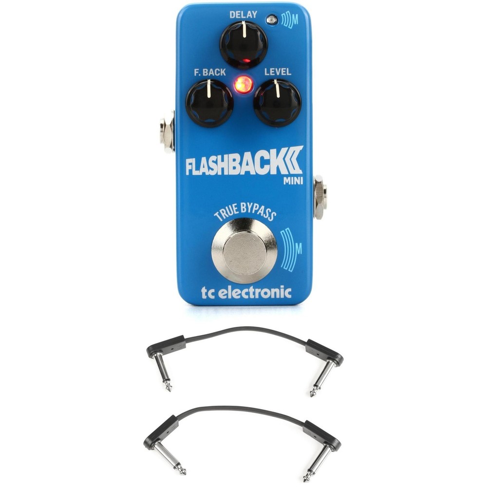 TC Electronic Flashback 2 Mini Delay Pedal with EBS Patch Cables