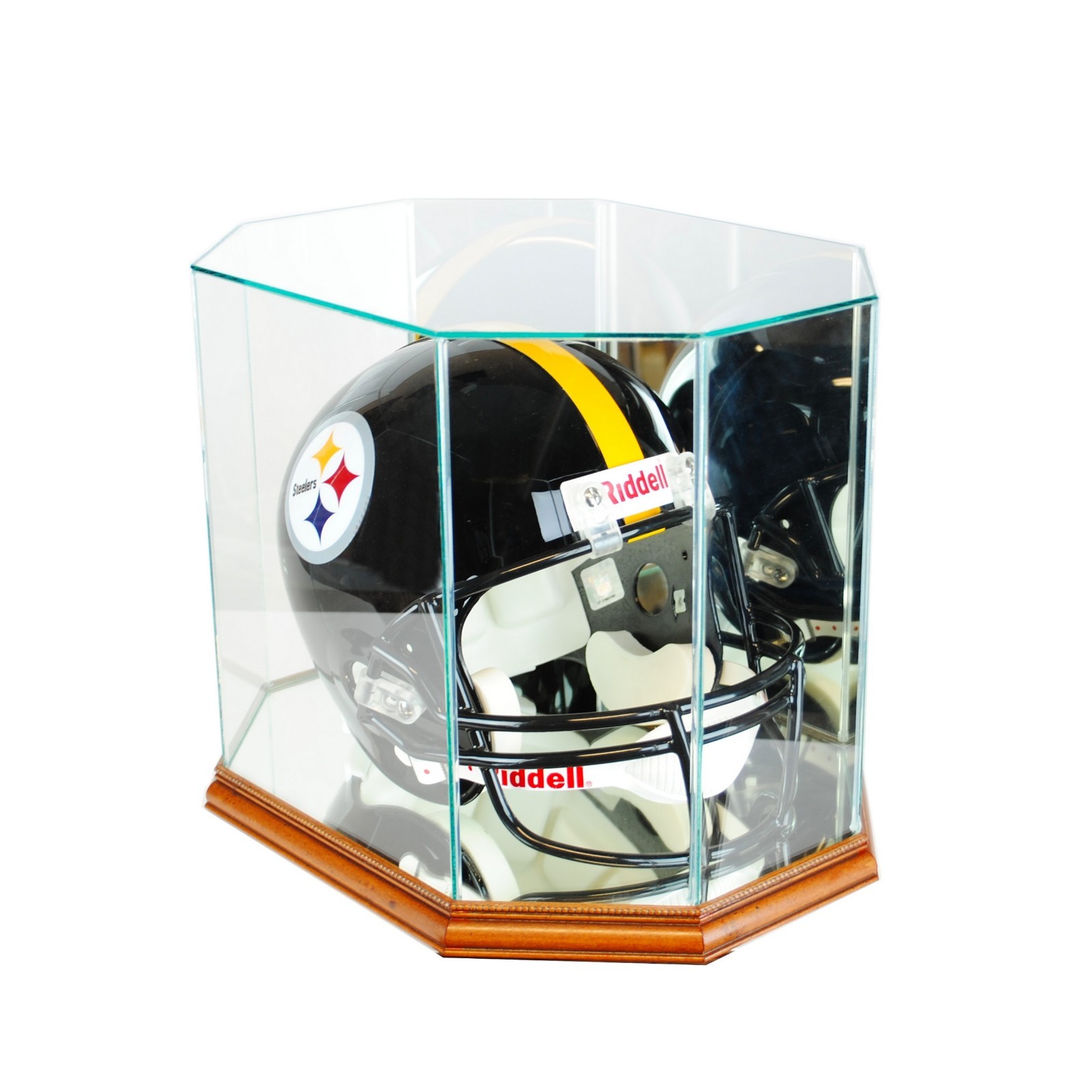 F/S Glass/Mirror Football Helmet Display Case New UV Free Shipping!!!