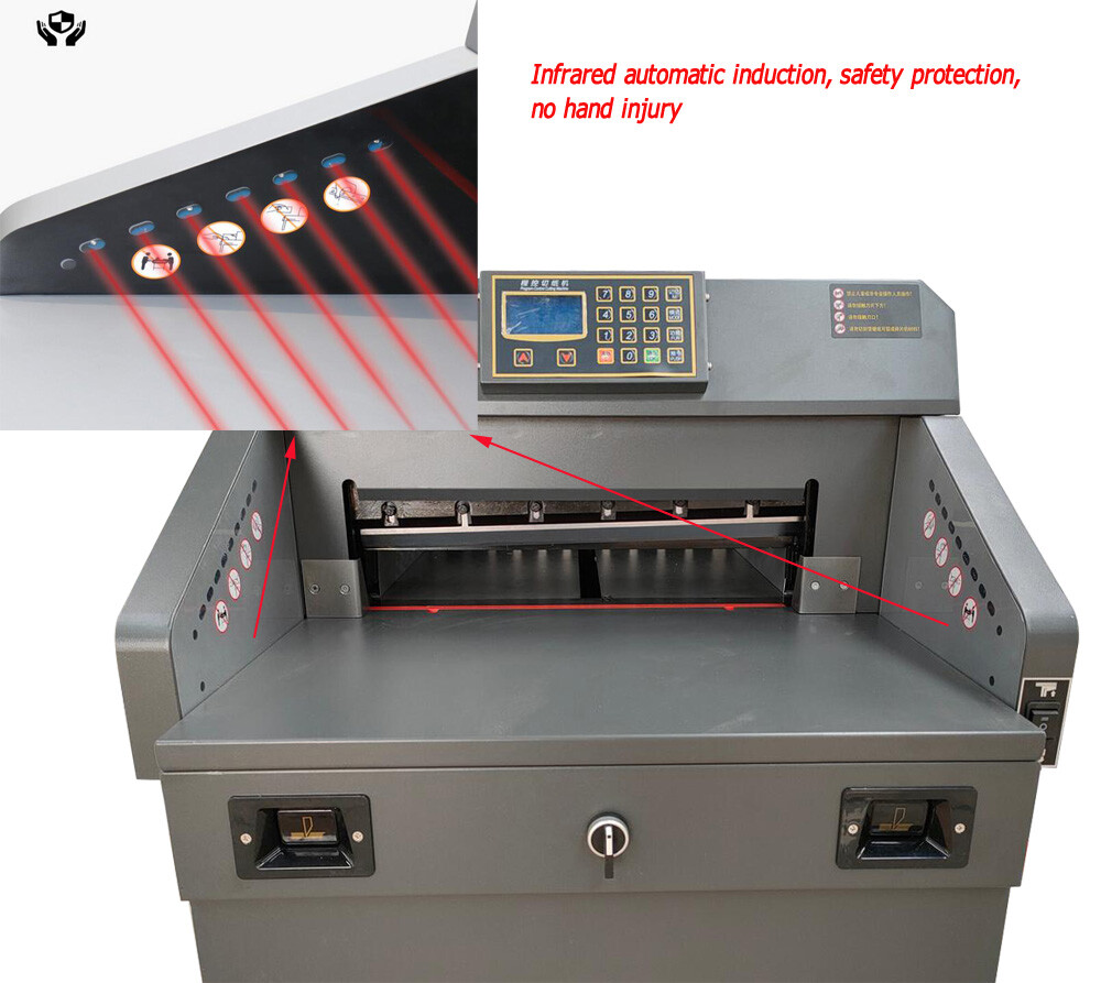 Electric Program-control Paper Cutter 110V Digital Stand Paper Cutting Machine