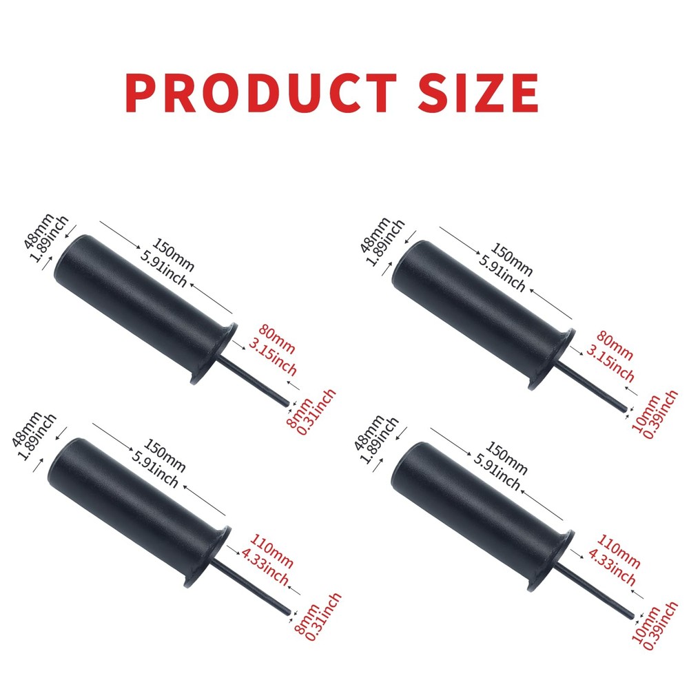 Weight Stack Pin with Spring Clip Collar Weight Stack Extender Pin for Cable ...