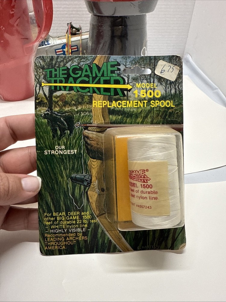Game Tracker Replacement Spool Model 1500 New Old Stock 1500 Feet