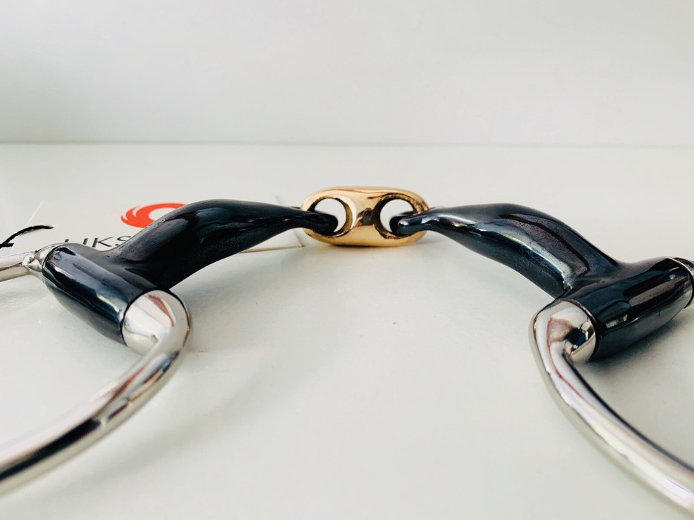 Sweet Iron Eggbutt Snaffle Bit Copper Lozenge (UKSALES25®) *SAME DAY DISPATCH*