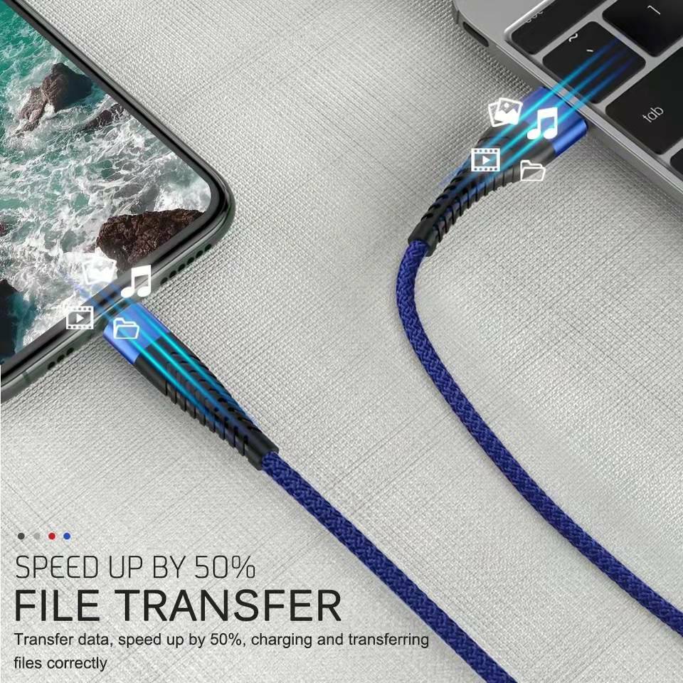 Braided USB C Type C Fast Charging Data Cable Cord for iPhone 15 Pro Max 15 lot