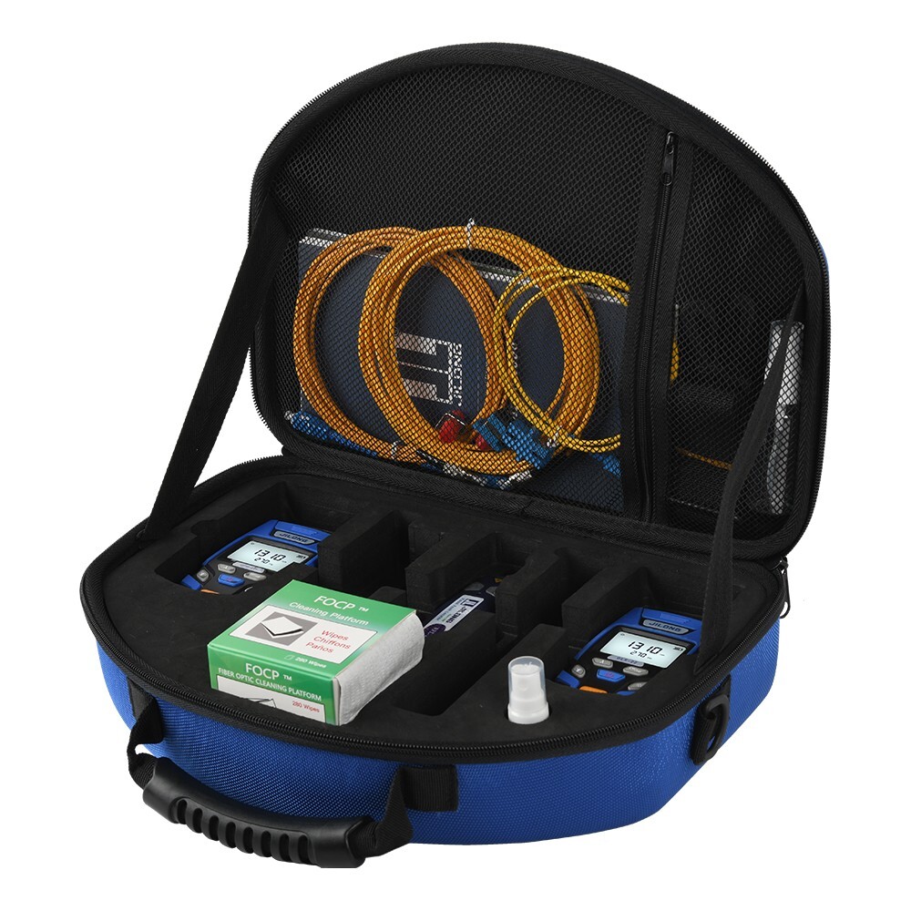 High End FTTH Optical Fiber Test Tool Kit Include OPM, OLS,VFL,Fiber Microscope