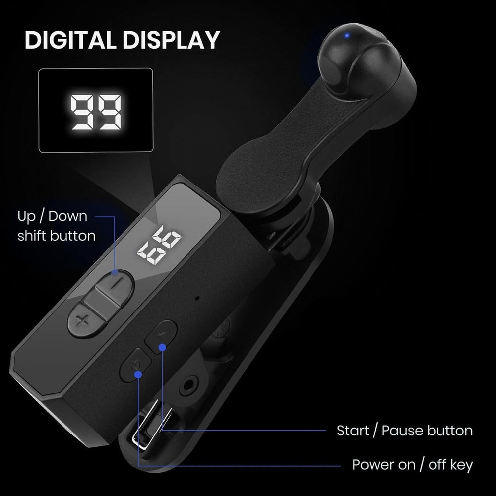 107 Speed Rechargeable Clicker 99CPS Spatial Mapping Zero Noise Phone Tapper