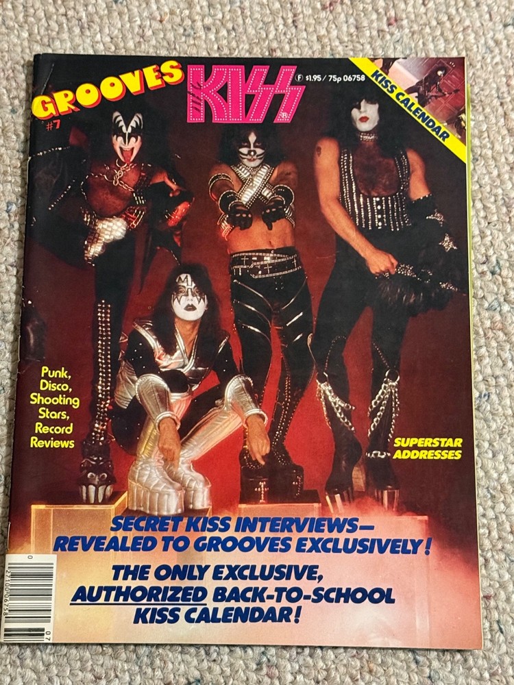 Kiss Grooves Magazines Set of 3