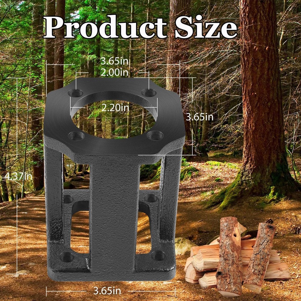 Log Splitter Replacement Brackets Hydraulic Pump Mount Black